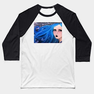 Oceanna (Ocean Girl) Baseball T-Shirt